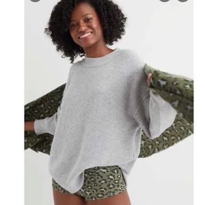 Aerie oversized waffle knit sweater